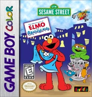 Elmo au Pays des Grincheux en boîte - Game Boy