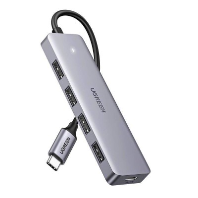 Adaptateur USB-C vers USB 3.0 avec 4 ports - Multimedia