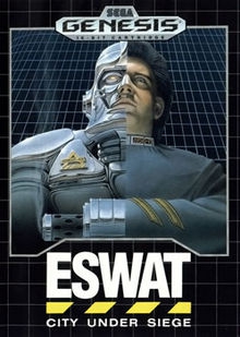 ESWAT: City Under Siege (import USA) en boîte  - Megadrive