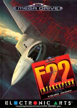 F 22 Interceptor en boîte - Megadrive