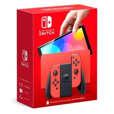 Console Nintendo Switch Oled edition limitée Mario rouge - Switch