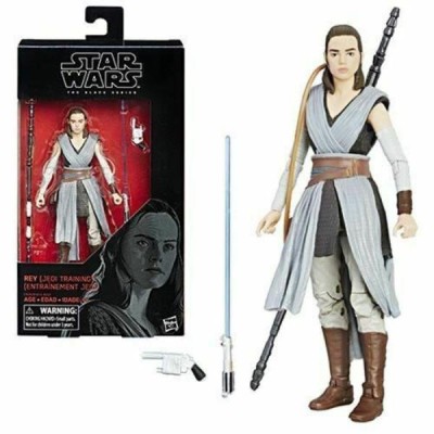 Figurine Rey (Jedi Training) - Star Wars The Black Series N°44 - Figurine