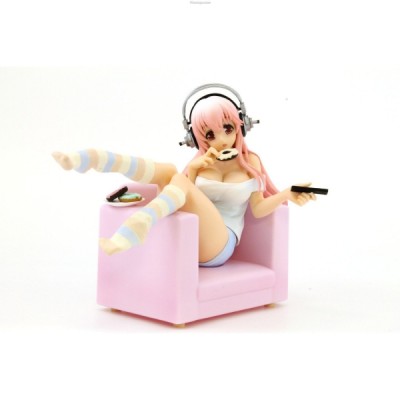 Figurine Super Sonico Snack Time - Everyday Life Special Rose - Figurine