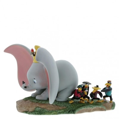 Figurine Dumbo, Timothée, Jim le Corbeau et ses Frères - Disney Enchanting Collection - Figurine