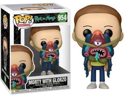 Figurine Pop Morty with Glorzo Rick and Morty N° 954 - Figurine