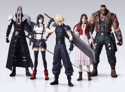 Pack de 5 Figurines Final Fantasy VII Remake Trading Arts - Figurine