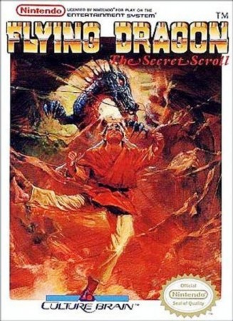 Flying dragon the secret scroll (import USA) - NES