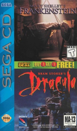 Mary Shelley's Frankenstein / Bram Stoker's Dracula (import USA) - Mega CD