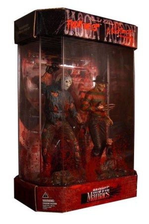 Figurines Jason Voorhees (Friday the 13th) & Freddy Krueger (a Nightmare on Elm Street) - Movie Maniacs  - Figurine