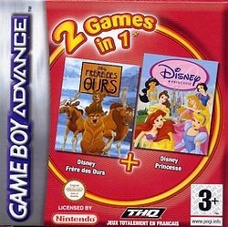 2 jeux en 1 Frere des ours et disney princess - Game Boy Advance