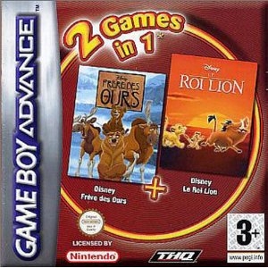 2 jeux en 1 Frere des ours et Le Roi Lion - Game Boy Advance
