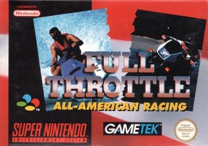 Full Throttle All-American Racing en boîte - Super Nintendo