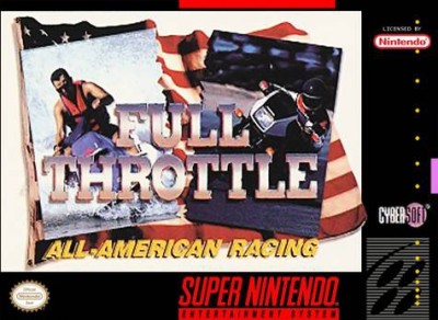 Full Throttle All-American Racing (import USA) en boîte  - Super Nintendo