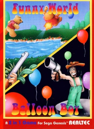Funny World & Balloon Boy (import USA) - Megadrive