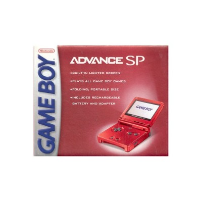 Console Game Boy Advance SP Rouge en boîte - Game Boy Advance