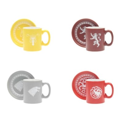 4 mini mugs Game of Thrones Maisons - mug