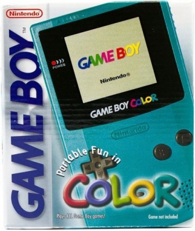 Console Game Boy Color Bleu Turquoise en boîte  - Game Boy