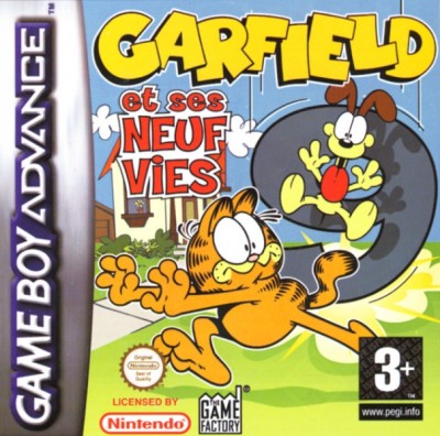 Garfield et ses 9 vies en boîte - Game Boy Advance