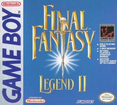 Final Fantasy Legend II (import USA) en boîte sous blister - Game Boy