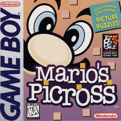 Mario's Picross (import USA) en boîte  - Game Boy