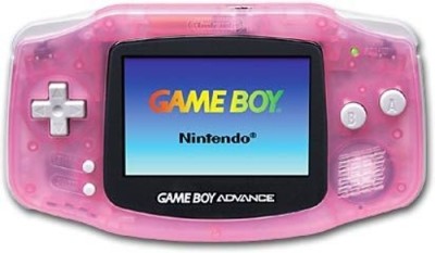 Console Game Boy Advance Rose Transparente - Game Boy Advance