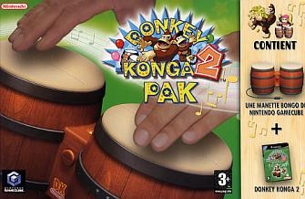 Donkey Konga 2 et Bongos - GameCube