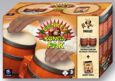 Donkey Konga et Bongos - GameCube