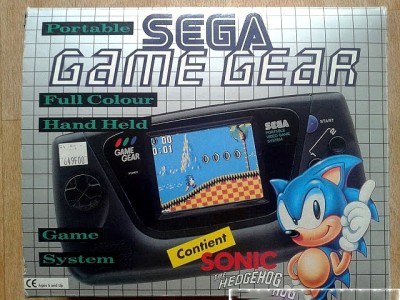 Console Game Gear et Sonic en boîte - Game Gear