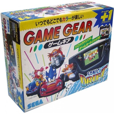 Console Game Gear et Sonic Drift (import japonais) en boîte - Game Gear