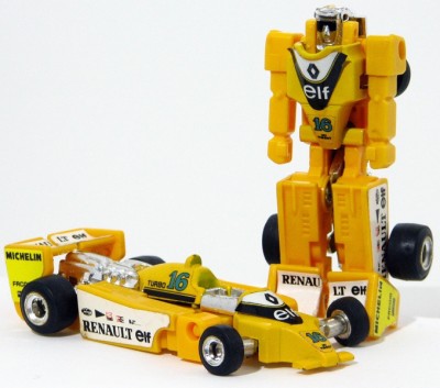 Figurine Slicks Renault F-1 RM-32 Gobots Robo Machine - Figurine