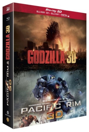 Godzilla (2014) + Pacific Rim 3D - BluRay