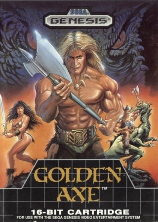 Golden Axe (import USA) en boîte - Megadrive