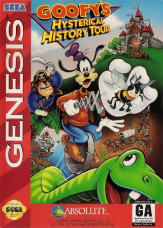 Goofy's Hysterical History Tour (import USA) en boite - Megadrive