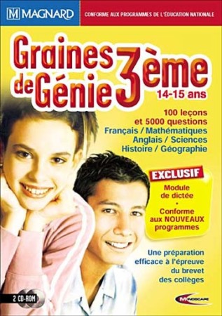 Graines de Génie 3ème - Jeux PC