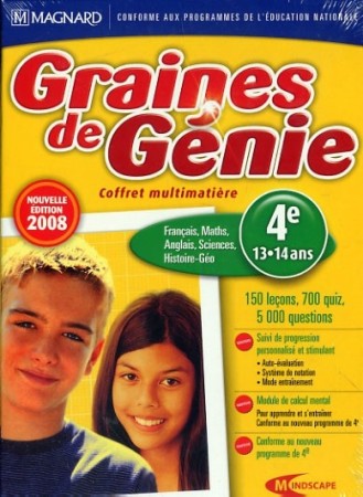 Graines de Génie 4ème - Jeux PC