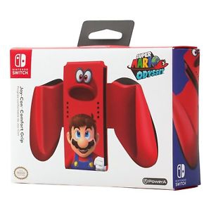 Grip Rouge Super Mario Odyssey pour Joy Con en boîte  - Switch