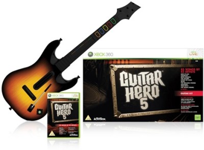 Guitar Hero 5 avec Guitare - Xbox 360