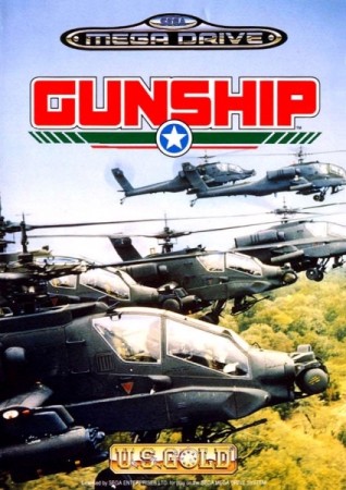 Gunship en boîte - Megadrive