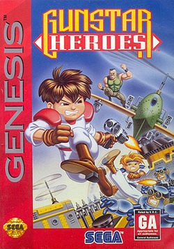 Gunstar Heroes (import USA) - Megadrive