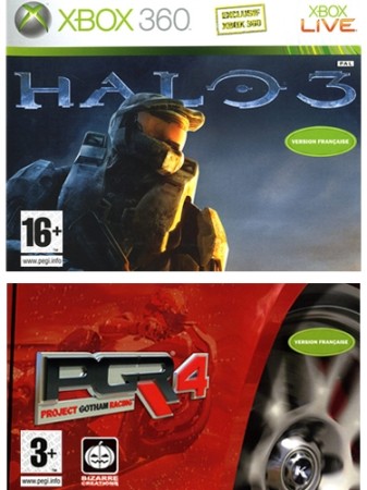 Halo 3 et Project Gotham Racing 4 - Xbox 360