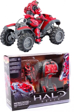 Figurine Mongoose with Red Team Scout - Halo Reach  - Figurine