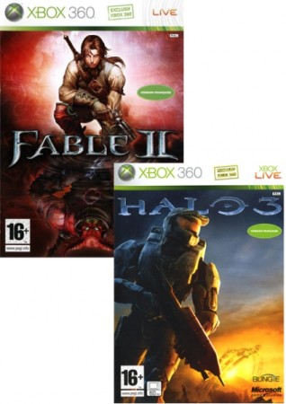 Fable 2 et Halo 3 - Xbox 360