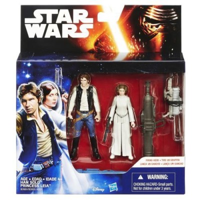Figurines Han Solo & Princesse Leia - Star Wars Hasbro - Figurine