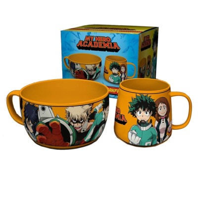 Set petit-déjeuner Heroes My Hero Academia bol 850ml & mug 380ml  - mug