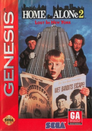 Home Alone 2: Lost in New York (import USA) en boîte  - Megadrive