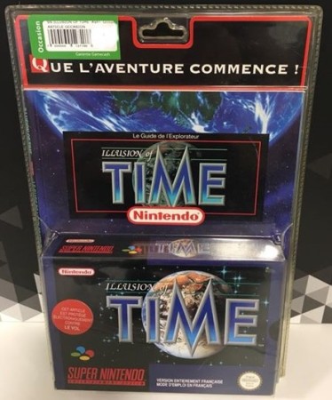 Illusion of Time et Guide sous blister rigide - Super Nintendo