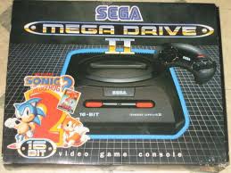Console Megadrive II et Sonic 2 en boîte  - Megadrive