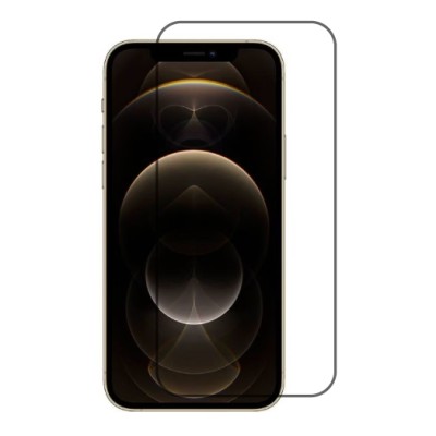 Incassable protection d'écran en verre trempé pour iPhone 12 et 12 Pro Full Cover - Coque