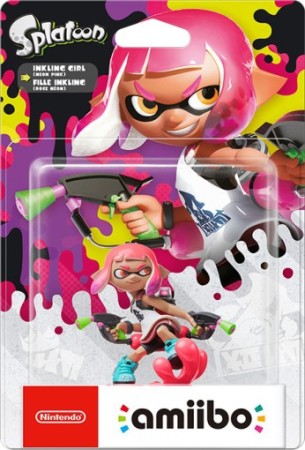 Amiibo Splatoon - Inkling Girl Rose en boîte - Switch