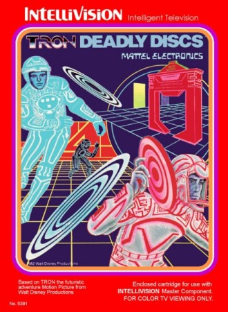 Tron : Deadly Discs en boîte  - Mattel Intellivision